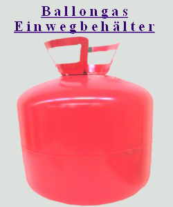 Helium Einwegbehlter