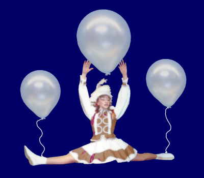 Tanzmariechen Luftballons Karneval Fasching